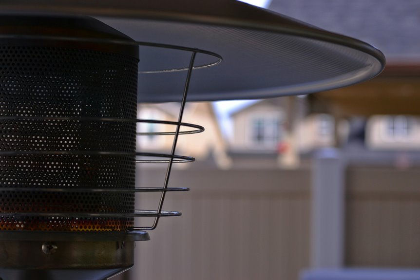 safe use of patio heater under cover