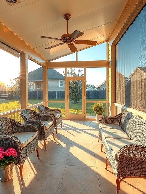 screened porch boosts resale value