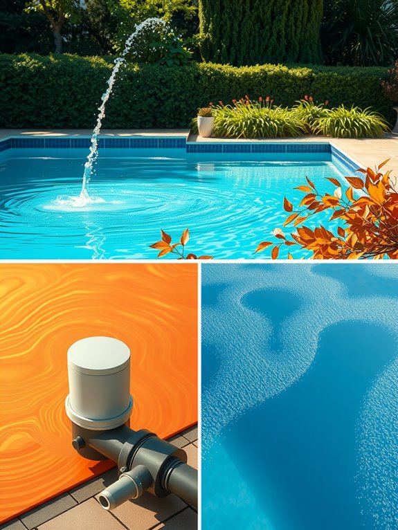 seasonal backwash pressure cues shown