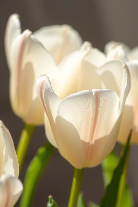 seven to nine white tulips forgiveness renewed