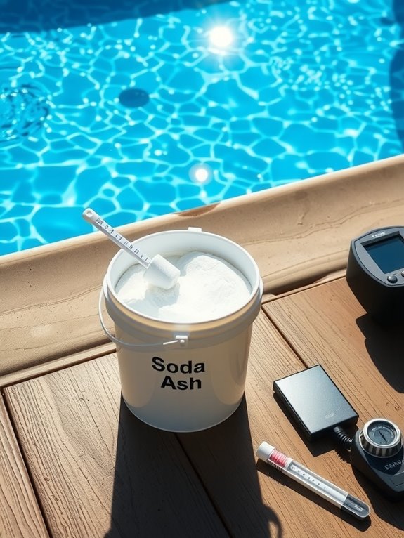 soda ash for low ph ta