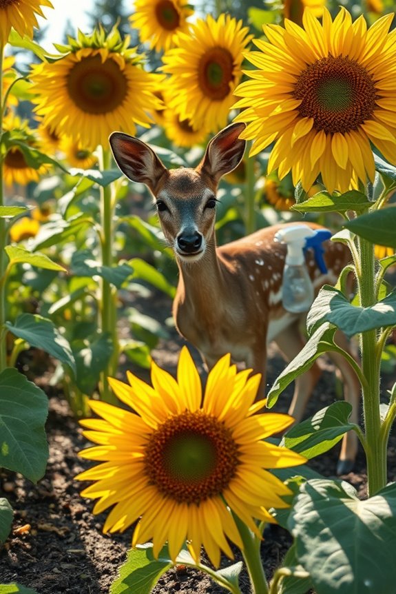 Do Deer Eat Sunflower Plants and How Can You Protect Your Garden 4 sprays and planted scent deterrents deter deer