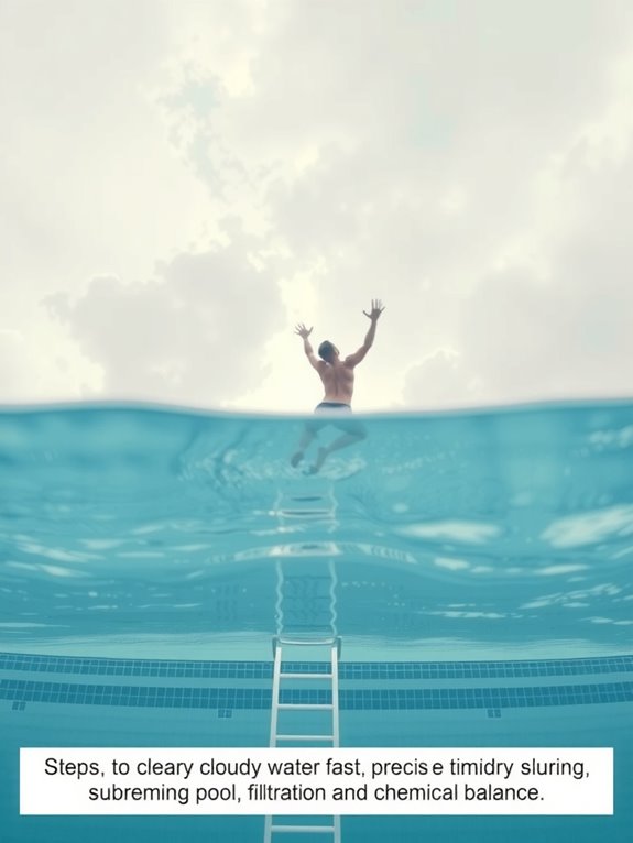 step by step method to clear cloudy water fast