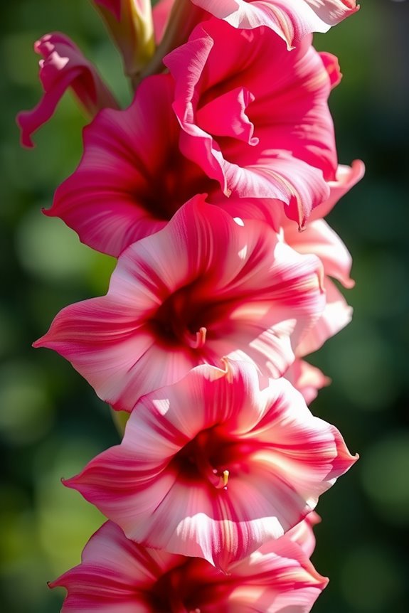 5 Flowers That Symbolize a Strong Woman 1 sword like gladiolus tall upright resilient