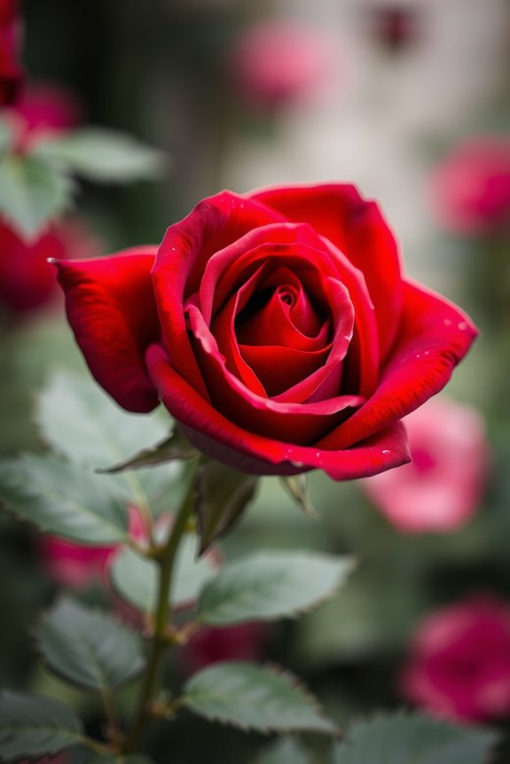 timing roses personal message