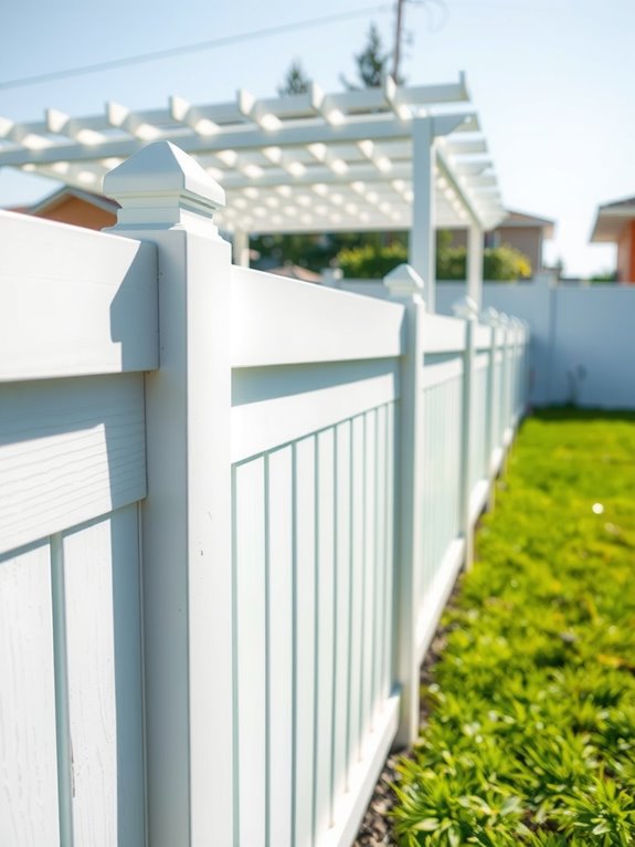vinyl fence color through replacement option