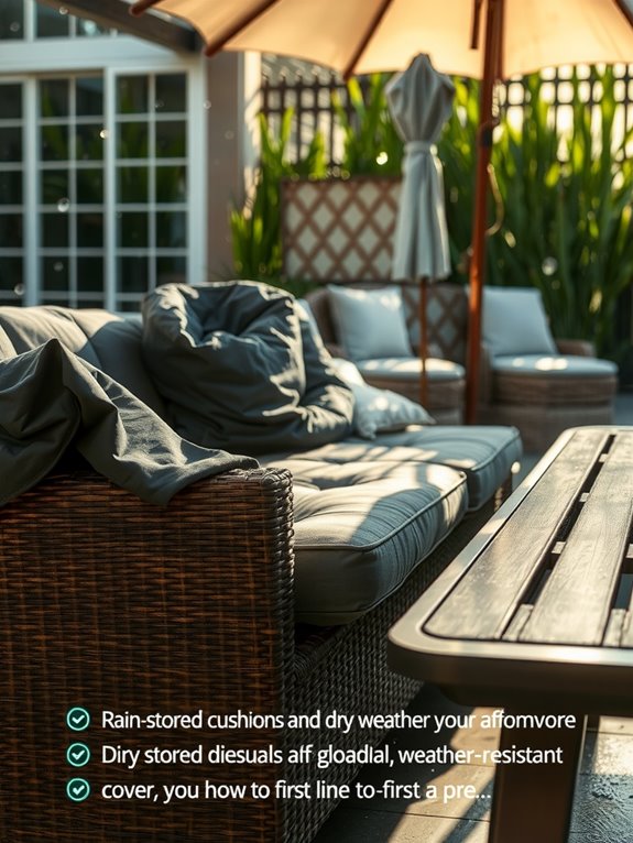 Can Patio Furniture Get Wet and How Do You Protect It From Moisture Damage? 4 weather resistant covers first defense