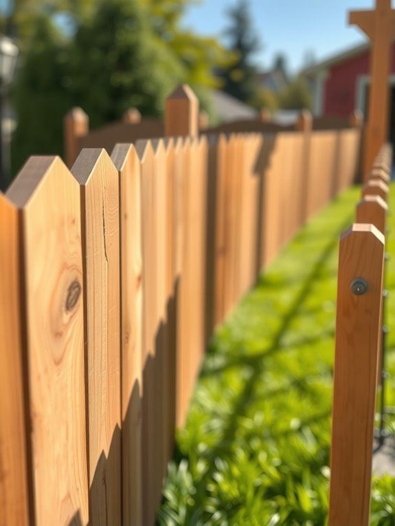wood species vs overall fence cost tradeoffs