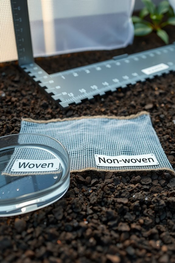 woven versus non woven drain comparison