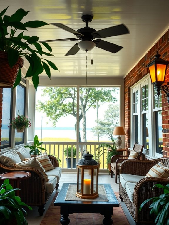 year round screened porch utility